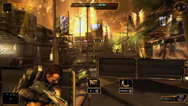 รีวิวเกม Deus Ex: The Fall เกมมือถือนำมาพอร์ลง Windows