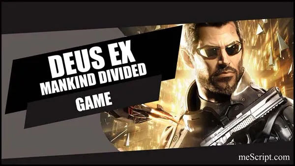 เกม Deus Ex: Mankind Divided เมื่อมนุษยชาติถูกแบ่งแยก