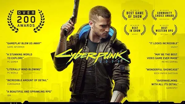 เกม Cyberpunk 2077 ก้าวไปสู่ยุคสังคมดิสโทเปีย