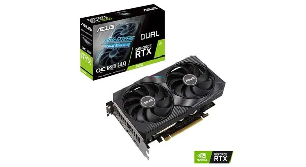 ASUS Dual GeForce RTX™ 3060 OC Edition 12GB GDDR6