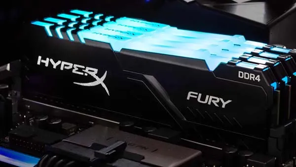 Kingston HyperX FURY RGB 16GB (2x8GB) DDR4 DRAM 3200MHz